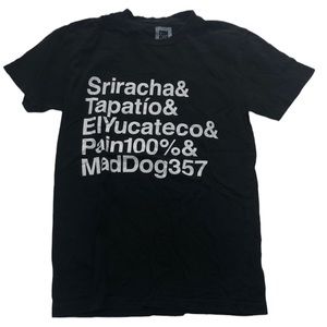 Complex Media Sean Evans Hot Ones Sauce T Shirt Black/White S